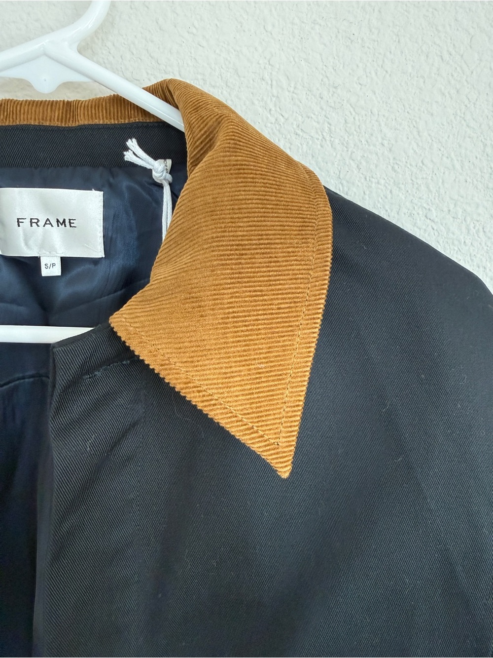 FRAME Corduroy Collar Crop Jacket - Picture 13 of 15